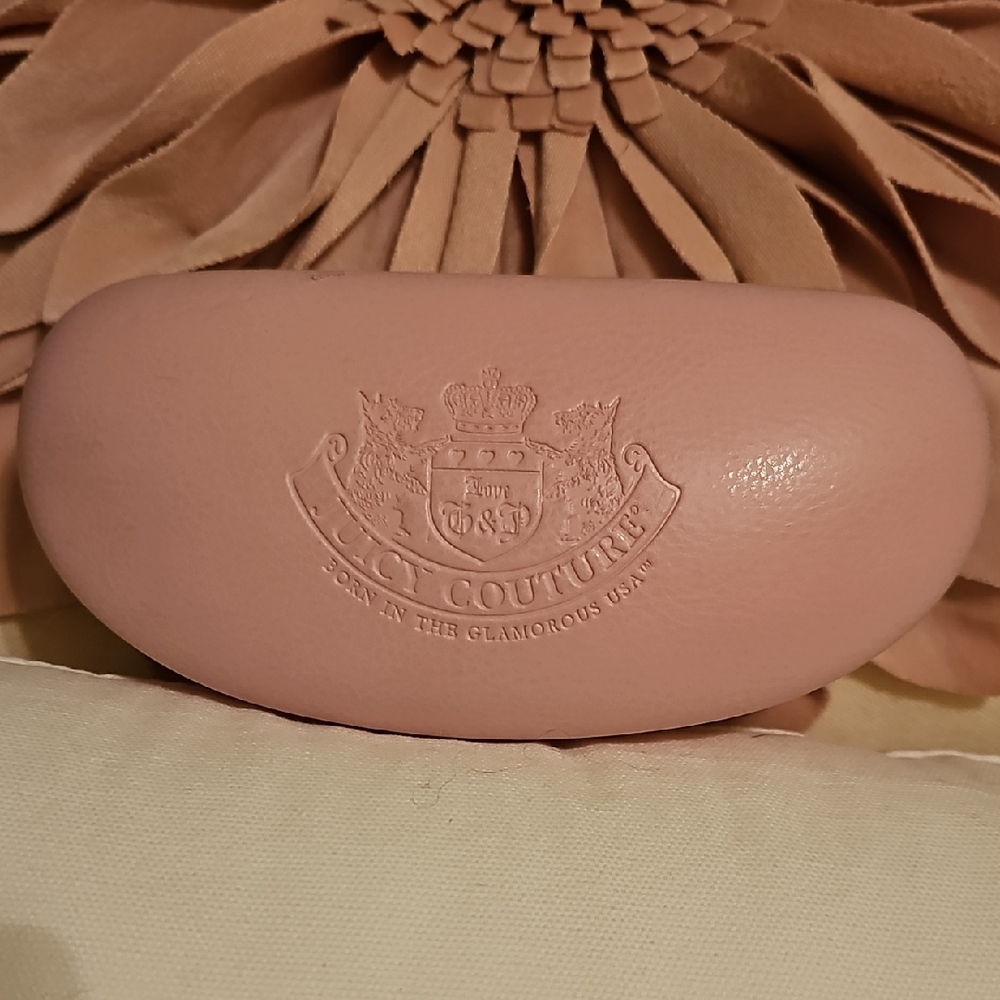Juicy Couture Blush Pink Eyewear Case